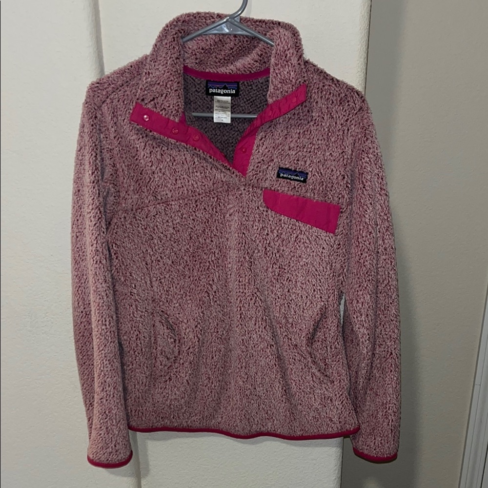 Patagonia Pink Fleece Pullover